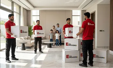 Family home moving with storage in Dubai