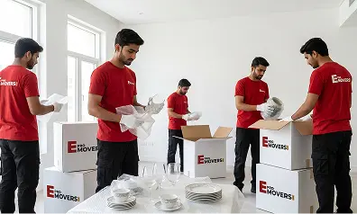 Glassware and crystal packing