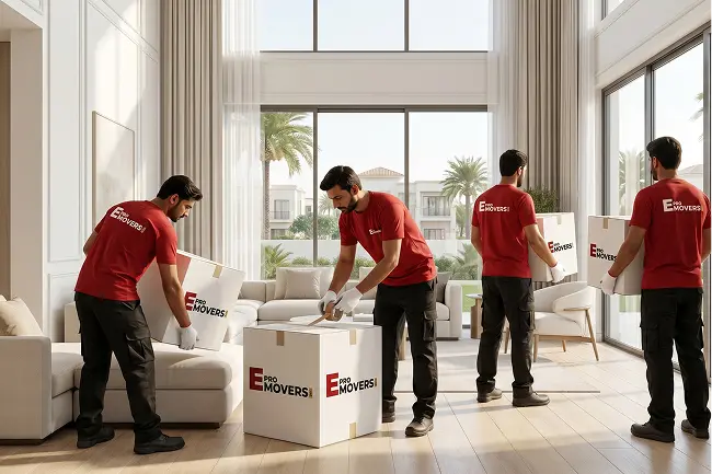 Inter-area home moving in Dubai