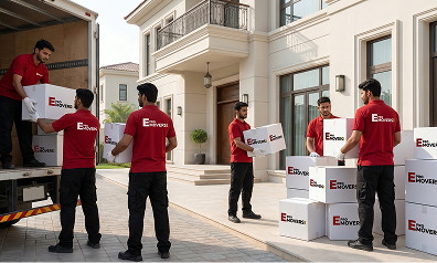 Luxury villa moving in Dubai