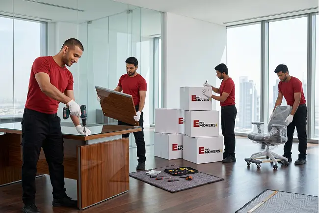 Office furniture moving
