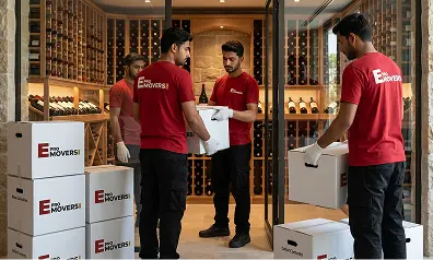 Wine collection moving